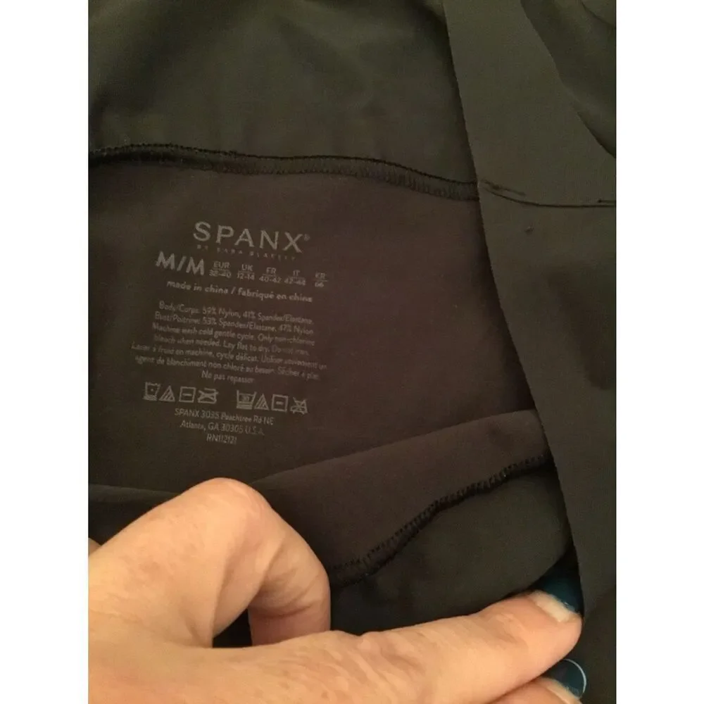 SPANX Black Shapewear Open Bust Slip